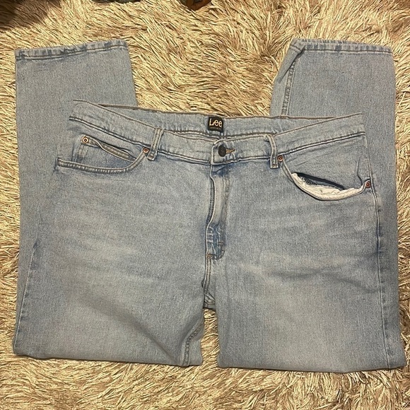 LEE‎ Light Blue Men Jeans 40x29 - Picture 1 of 7